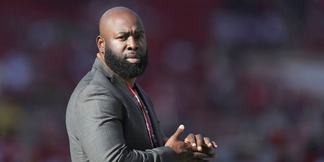 San Francisco 49ers director of personnel Ran Carthon before a game against the Minnesota Vikings in Santa Clara, Calif., Nov. 28, 2021.