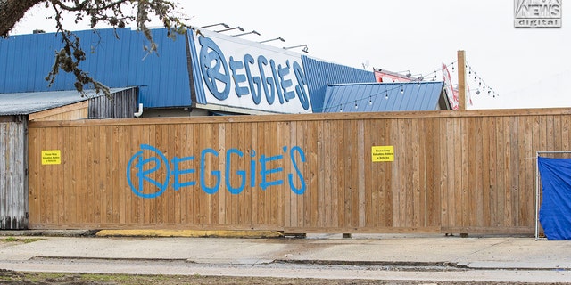 General view of Reggie’s bar in Baton Rouge, Louisiana on Tuesday, January 24, 2023. The bar is reportedly one of the last places where LSU student, Madison Morgan was seen before her death on January 15.