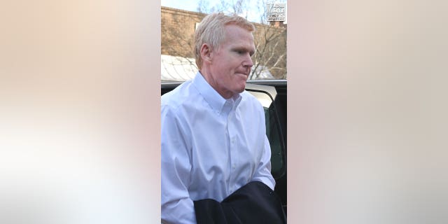 Alex Murdaugh is led into the Colleton County Courthouse in Walterboro, South Carolina on Monday, Jan. 23, 2023.