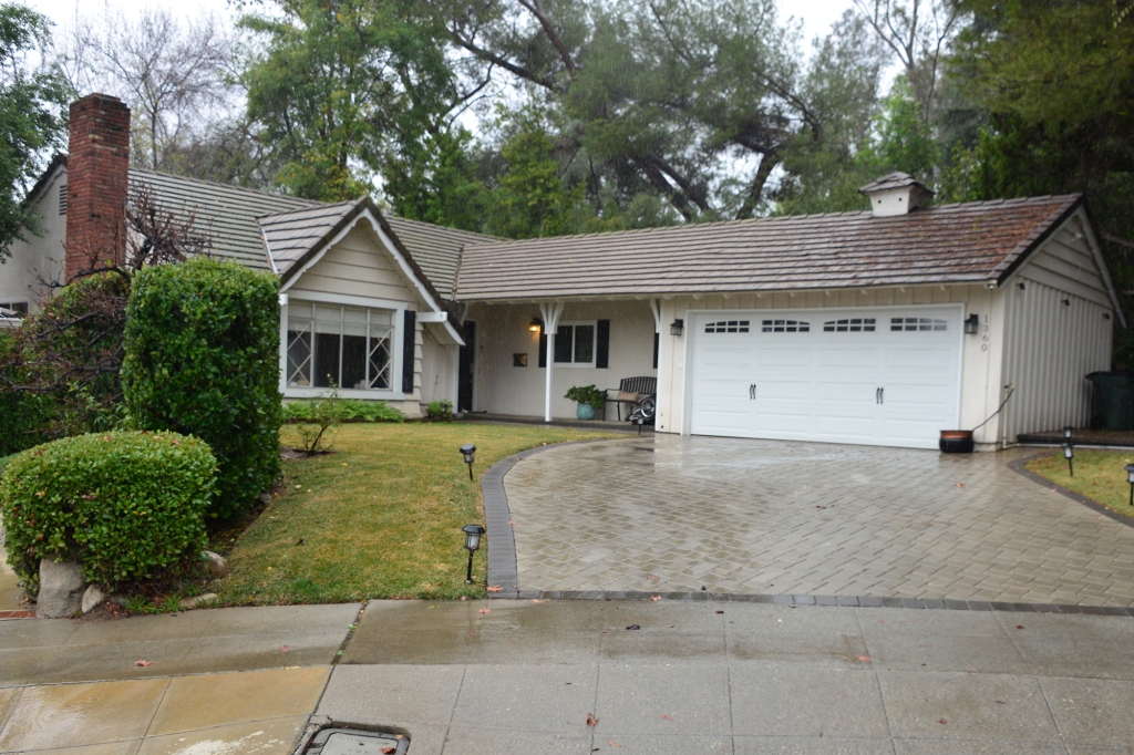 The Patels' home in Pasadena