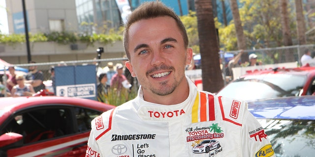 Frankie Muniz attends the 42nd Toyota Grand Prix Of Long Beach Pro/Celebrity Practice on April 15, 2016.