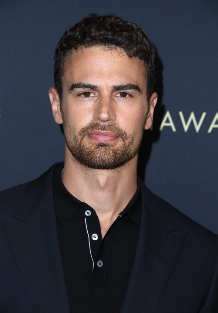 Theo James arrives at the AFI Awards Luncheon at Four Seasons Hotel Los Angeles at Beverly Hills on January 13, 2023 in Los Angeles, California.