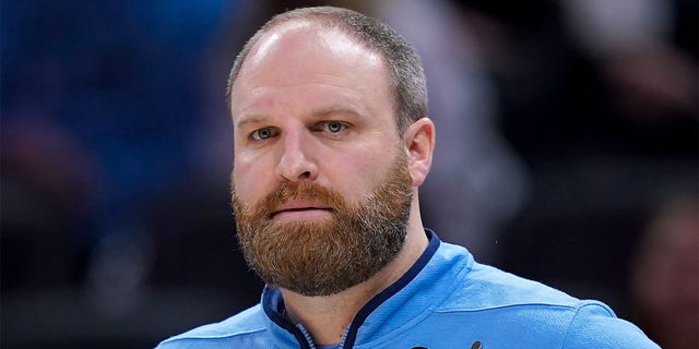 Head coach Taylor Jenkins of the Memphis Grizzlies looks on in the fourth quarter against the Indiana Pacers at Gainbridge Fieldhouse on January 14, 2023, in Indianapolis, Indiana. 