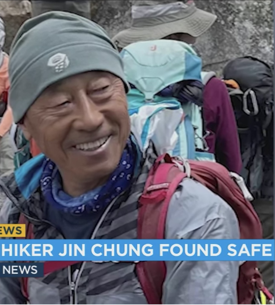 A search for Jin Chung was issued by the Sheriff’s Department after he didn't return from a hike on the 10,064-foot Mt. Baldy.