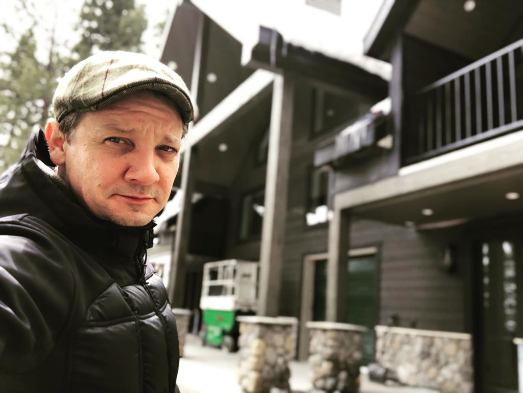 Jeremy Renner's Lake Tahoe property/home from the past few years. 

