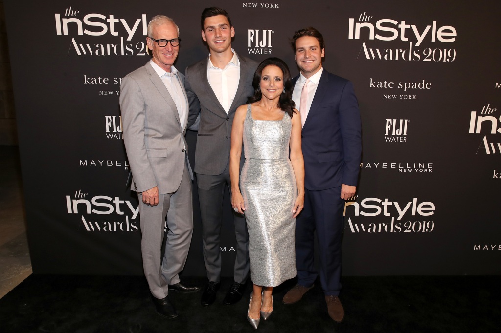 Brad Hall, Charlie Hall, Julia Louis-Dreyfus, and Henry Hall attend the Fifth Annual InStyle Awards at The Getty Center on October 21, 2019 in Los Angeles, California.