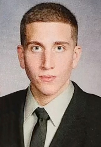 Yearbook picture of Bryan Kohberger.