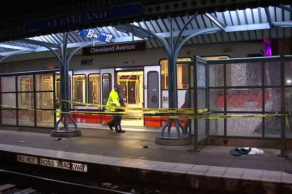 Authorities said Kraemer attacked the victim on the platform of the Cleveland Avenue light-rail train station in Gresham, Oregon, early Tuesday. 