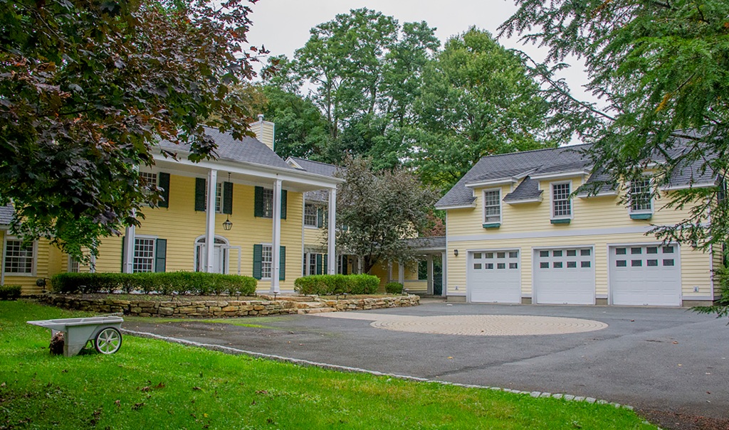 The vacant residence of Shahed Hussain in Loudonville New York.