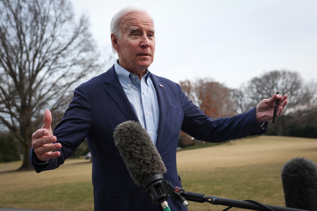 Asked by a reporter later at the White House about whether the two countries were discussing joint nuclear exercises, Biden replied, “No.”