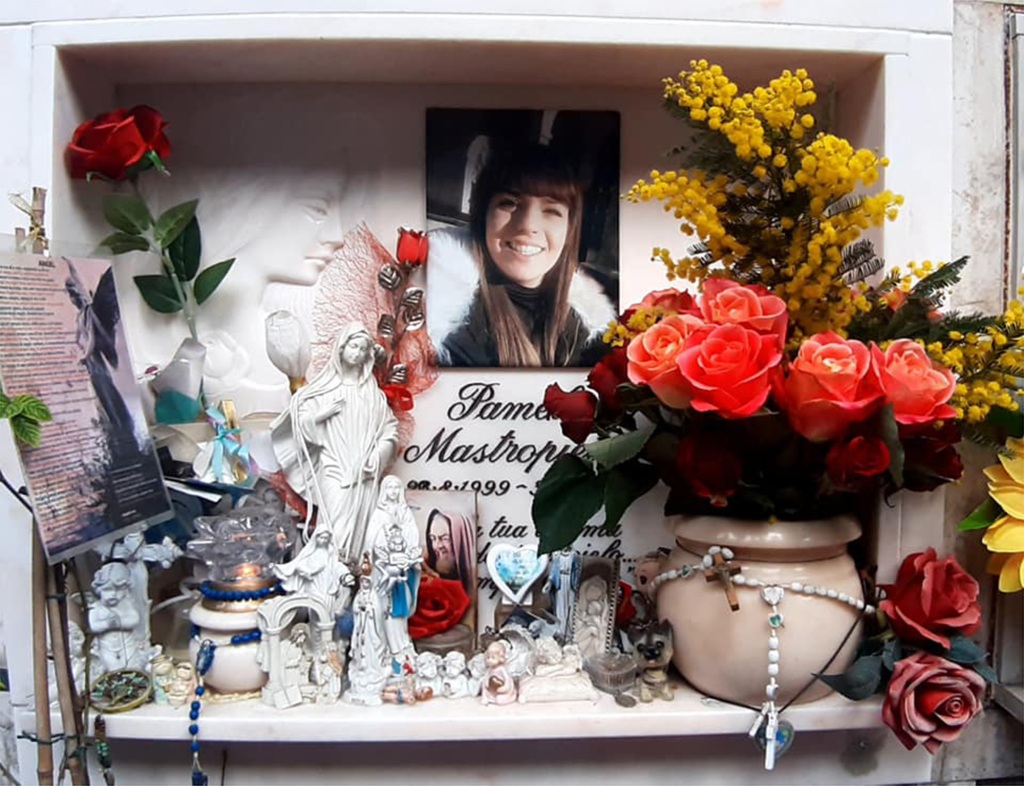 A shrine to Pamela Mastropietro