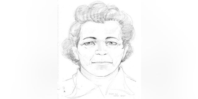 A sketch of the victim found in the canvas bag.