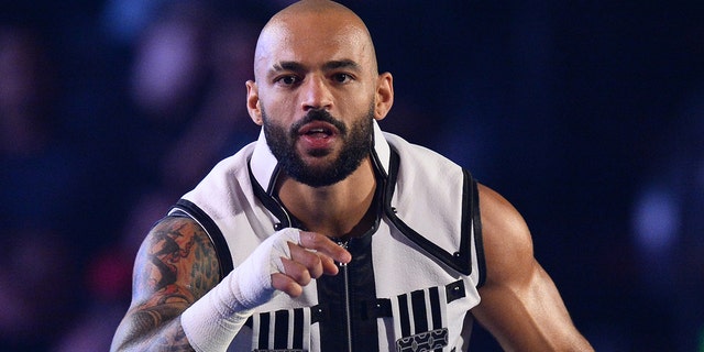 Ricochet during Money in the Bank at Dickies Arena July 18, 2021, in Fort Worth, Texas.