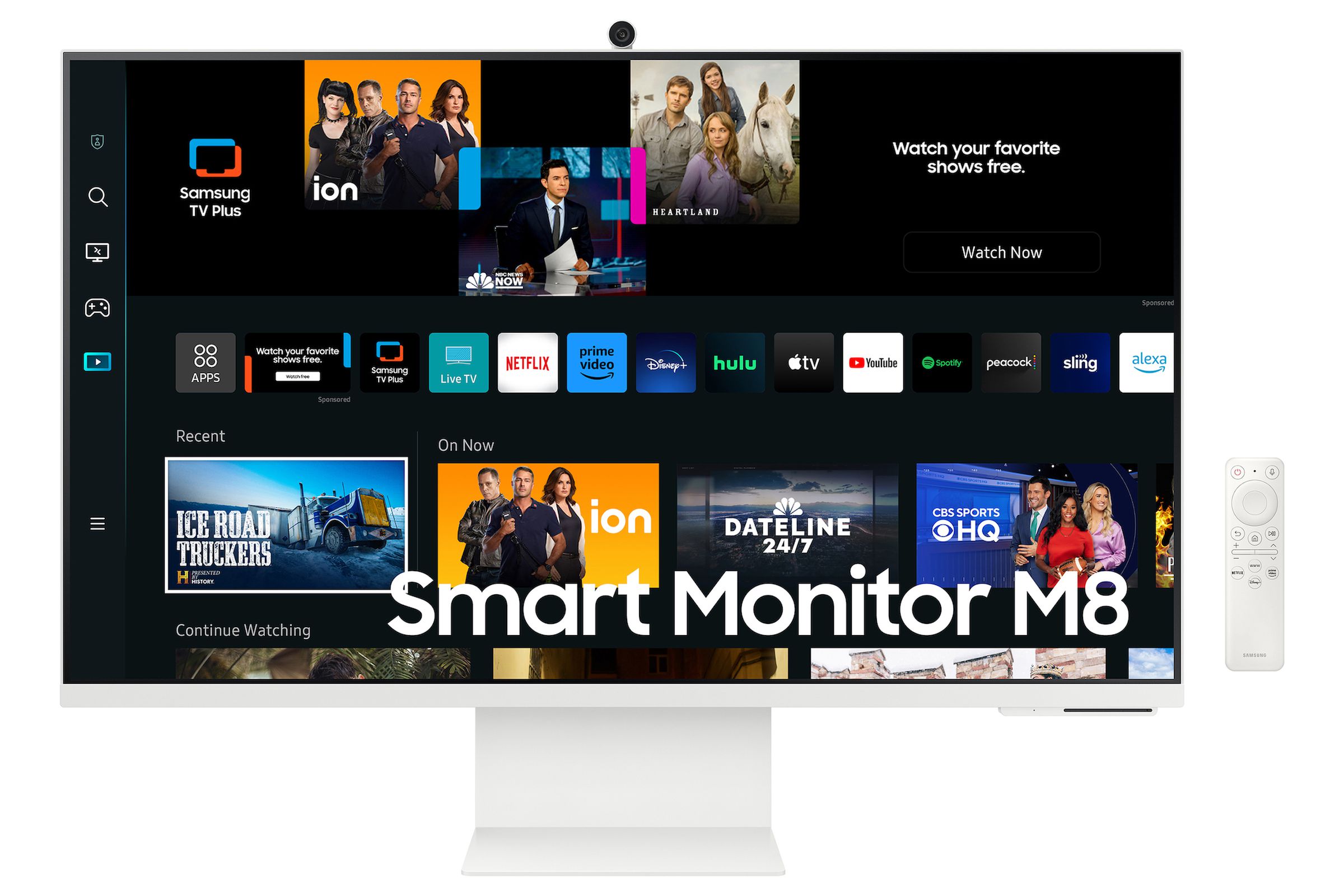 An image of Samsung’s SmartMonitor M80C.