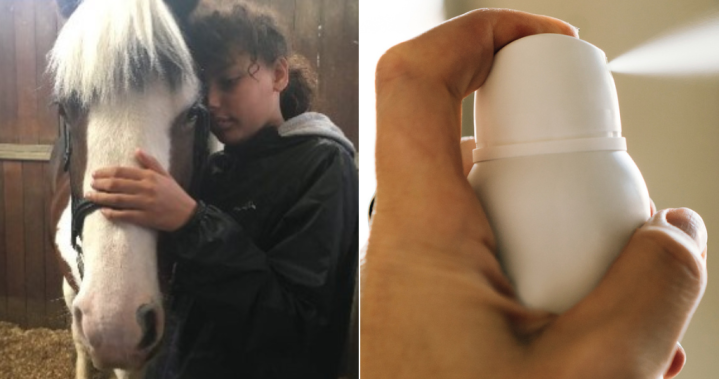 Parents issue warning after teen dies from inhaling aerosol deodorant
