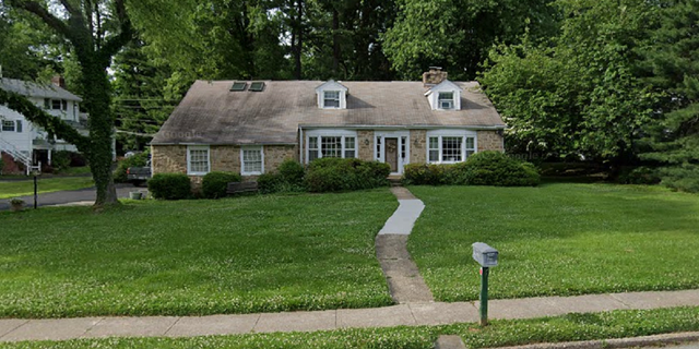 The home in Abington Township where police responded Tuesday night. Media reports say that Beck's brother visited the home earlier in the day, observed what appeared to be a wrapped body and then returned to his own home and called 911.