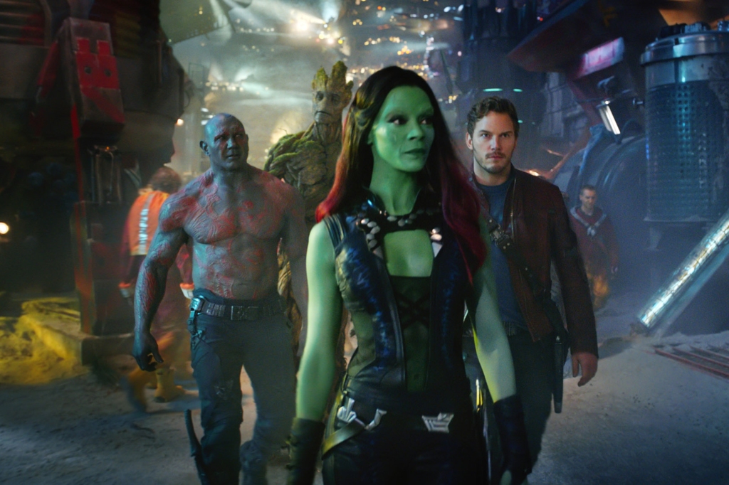 Saldaña is slated to rejoin the Marvel cinematic universe as Gamora in "Guardians of the Galaxy Vol.3" set to open May 5th. 