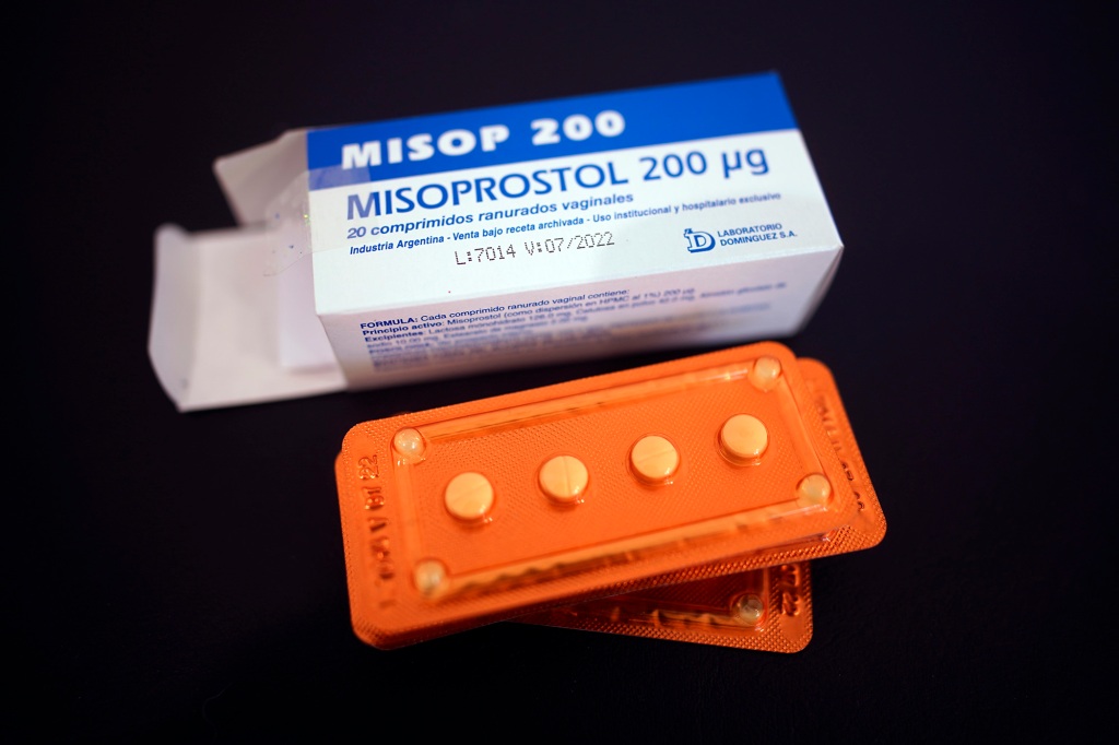 Mifepristone is used with the pill misoprostol to abort a pregnancy within the first 11 weeks of gestation.