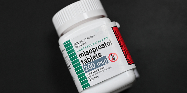 Misoprostol, one of the two drugs used in a medication abortion, is displayed at the Women's Reproductive Clinic, which provides legal medication abortion services, in Santa Teresa, New Mexico, on June 17, 2022. 