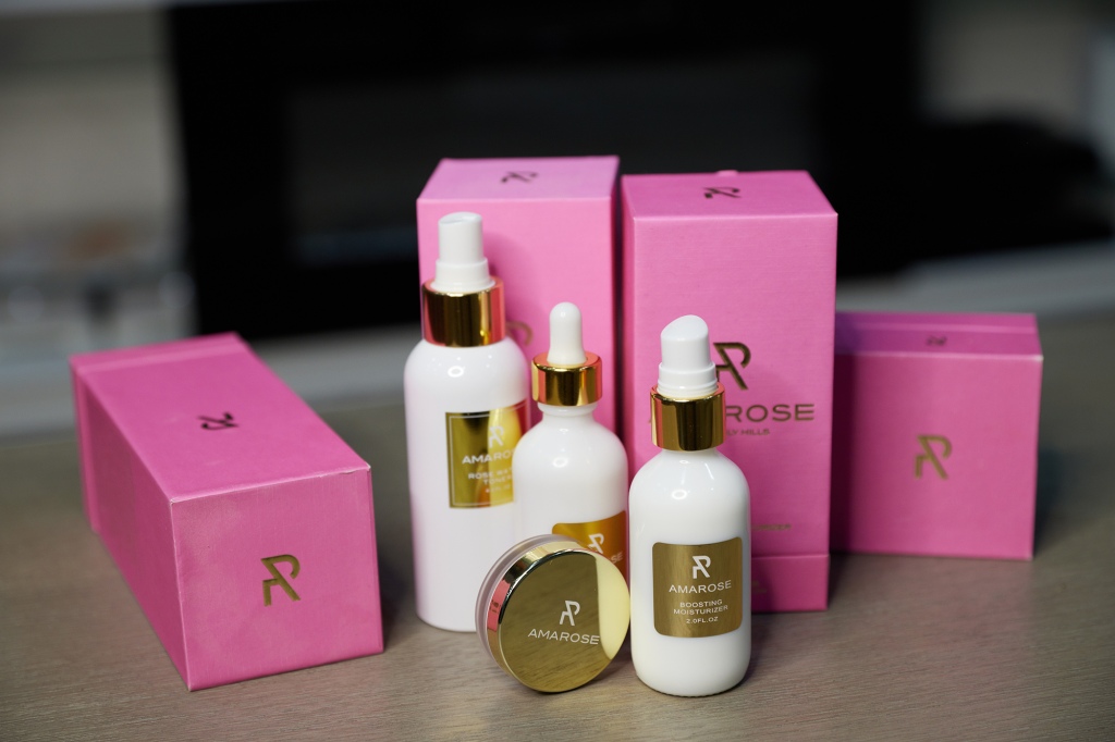 Rose takes pride in her side businesses, including her skincare line, Amarose beauty.