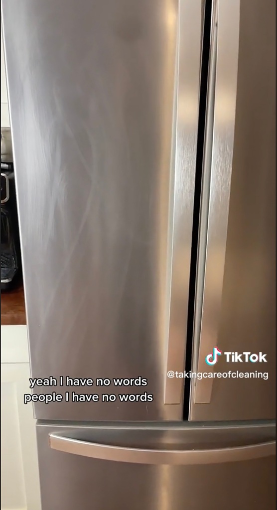 The TikTok user joked that she had "no words" for her husband's mistake. 