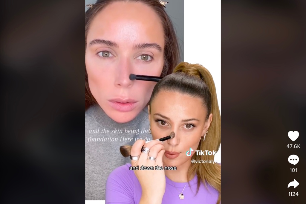 TikTok of makeup