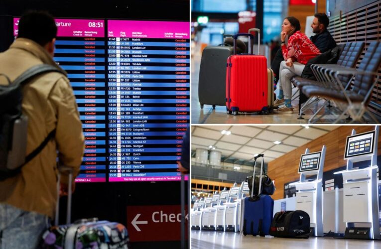 Germany’s Berlin airport staff go on strike over pay demands