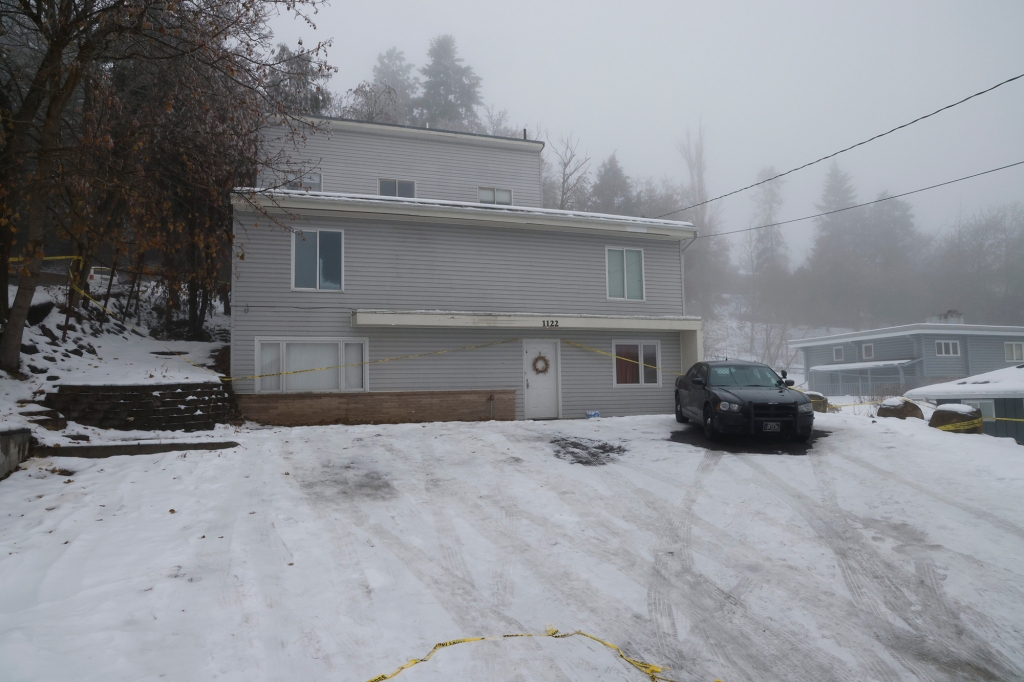 The house at 1122 King Road in Moscow, where four students were stabbed to death on Nov. 13.