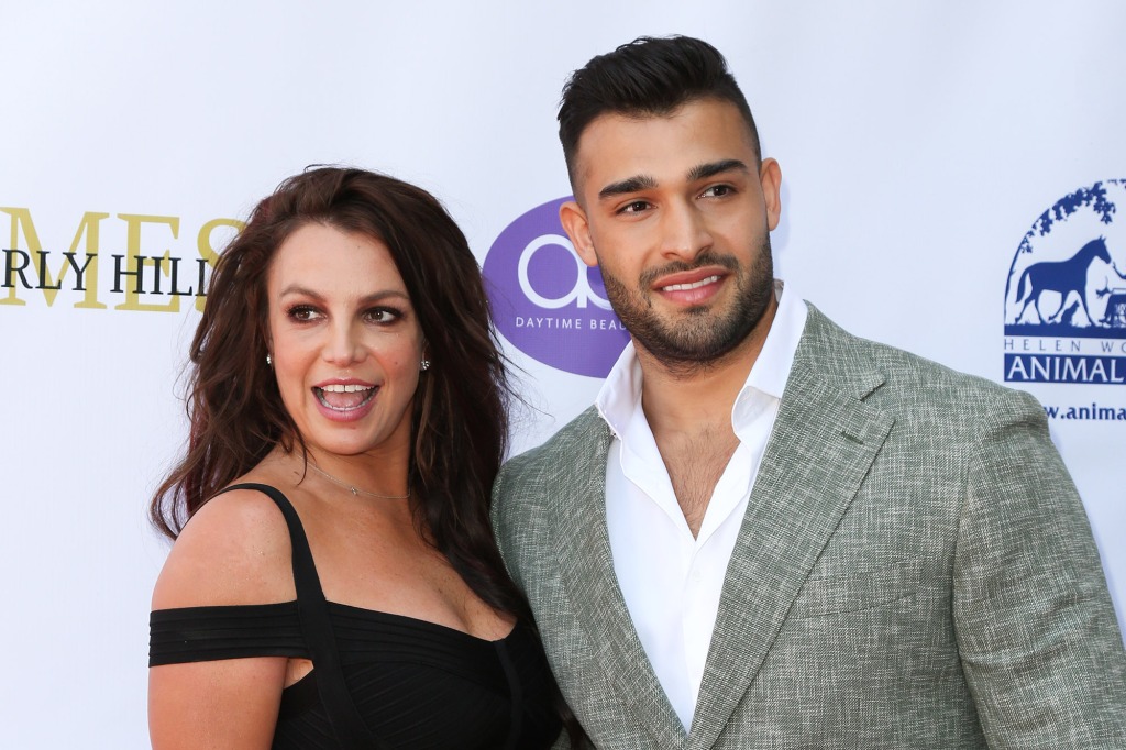 Britney Spears and Sam Asghari attend the 2019 Daytime Beauty Awards on Sept. 20, 2019.