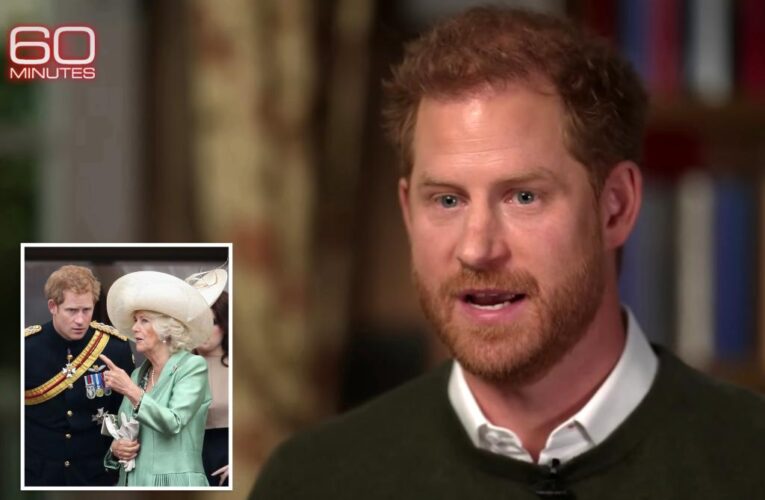 Prince Harry on “60 Minutes:” ‘I was a ‘body’ Camilla left in the road