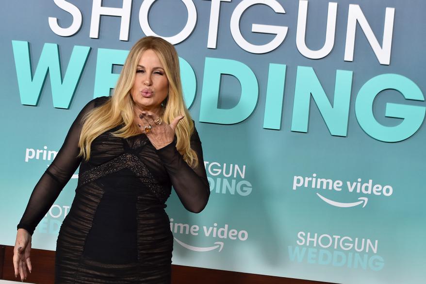 Jennifer Coolidge at the "Shotgun Wedding" premiere.