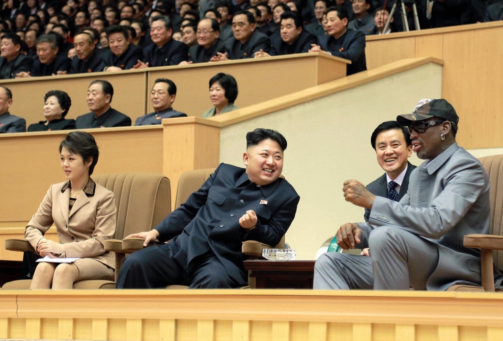 Dennis Rodman is said to do an impression of his pal Kim Jong Un.