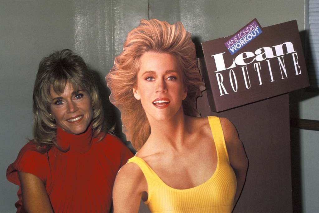 Jane Fonda during Jane Fonda Workout Video Release. She still does her workout tapes everyday. 
