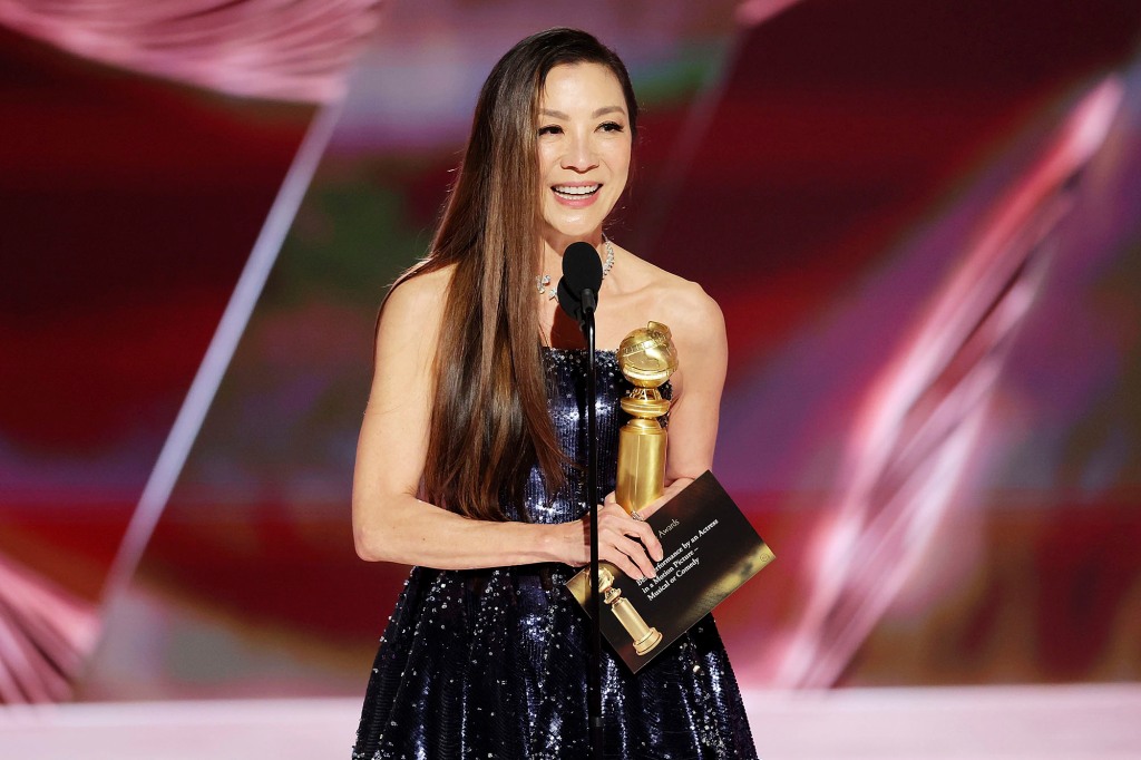 Michelle Yeoh was honored for her leading role in "Everything Everywhere All At Once."