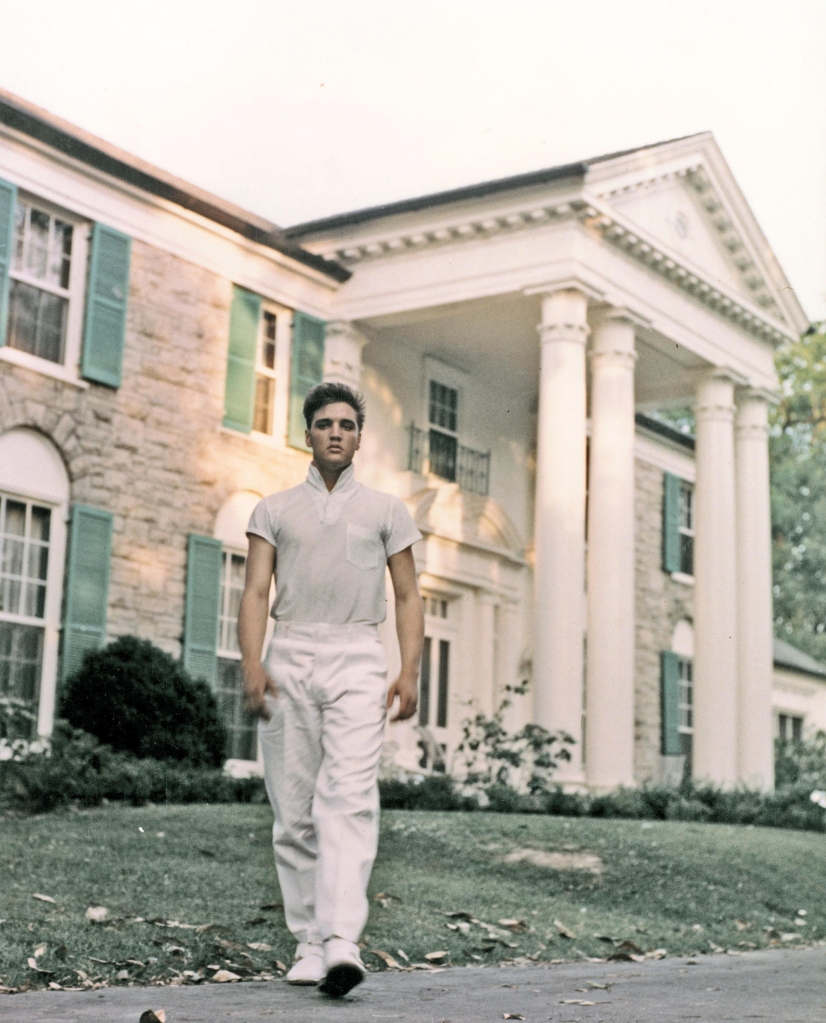When Elvis died in 1977, Lisa Marie was staying with him at Graceland in Memphis.