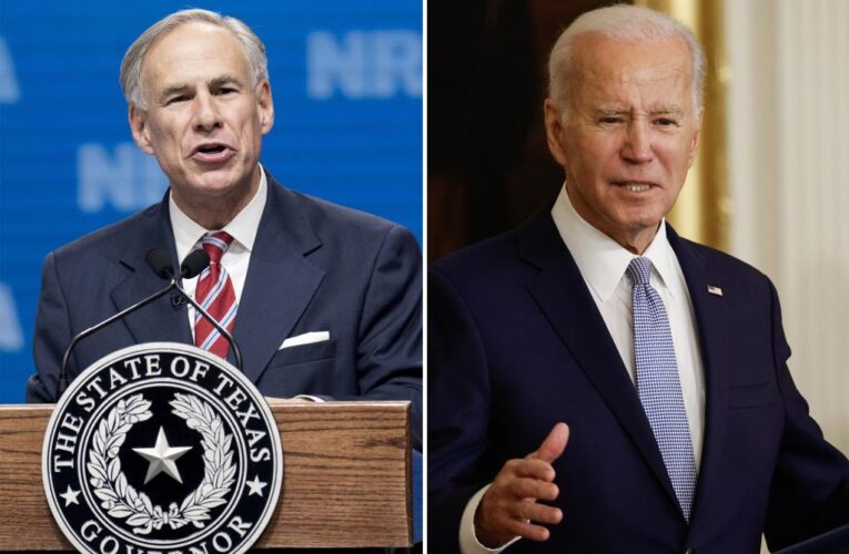 Texas governor’s hand-delivered message to Joe Biden: ‘you failed’