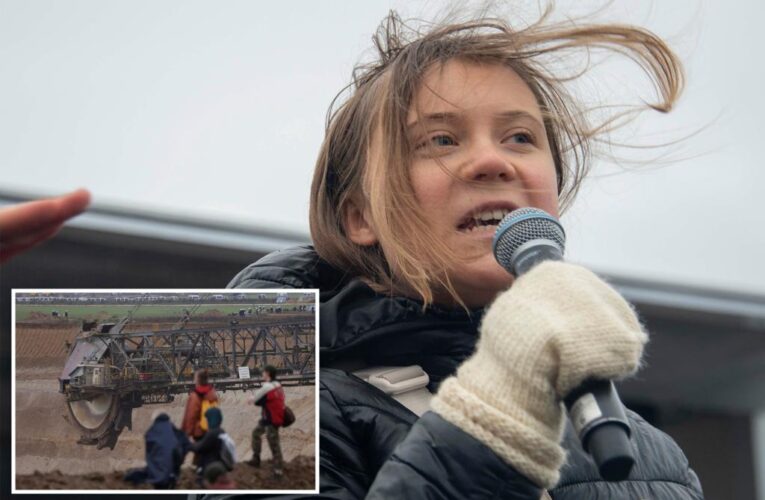 Greta Thunberg joins protests against coal mine in Germany