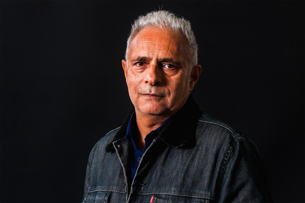 Kureishi attends a photocall during the Edinburgh International Book Festival on August 22, 2017, in Edinburgh, Scotland.