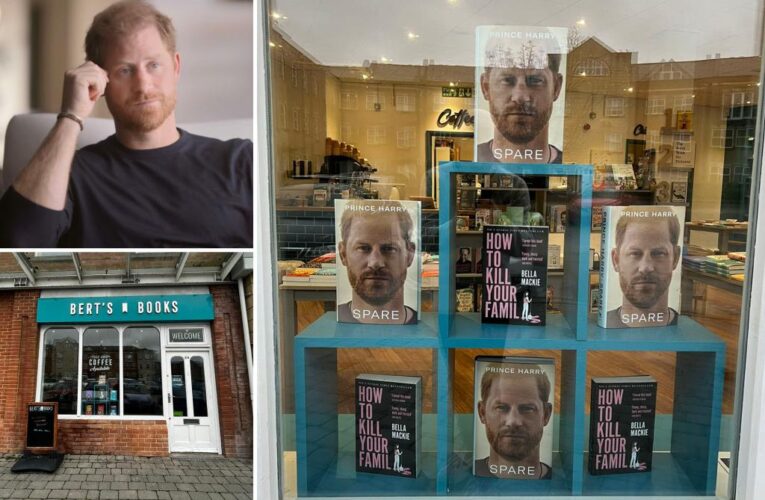 Prince Harry’s ‘Spare’ displayed beside ‘How to Kill Your Family’ in bookstore