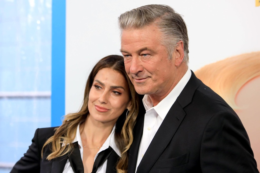 NEW YORK, NEW YORK - JUNE 22: Hilaria Baldwin and Alec Baldwin attend "The Boss Baby: Family Business" Premiere at SVA Theater on June 22, 2021 in New York City. (Photo by Jason Mendez/WireImage)