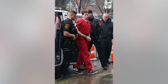 Bryan Christopher Kohberger arrives to the Monroe County Courthouse in Stroudsburg, Pa.