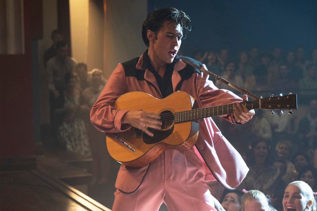 Austin Butler as Elvis in Baz Luhrmann's 2022 biopic "Elvis."
