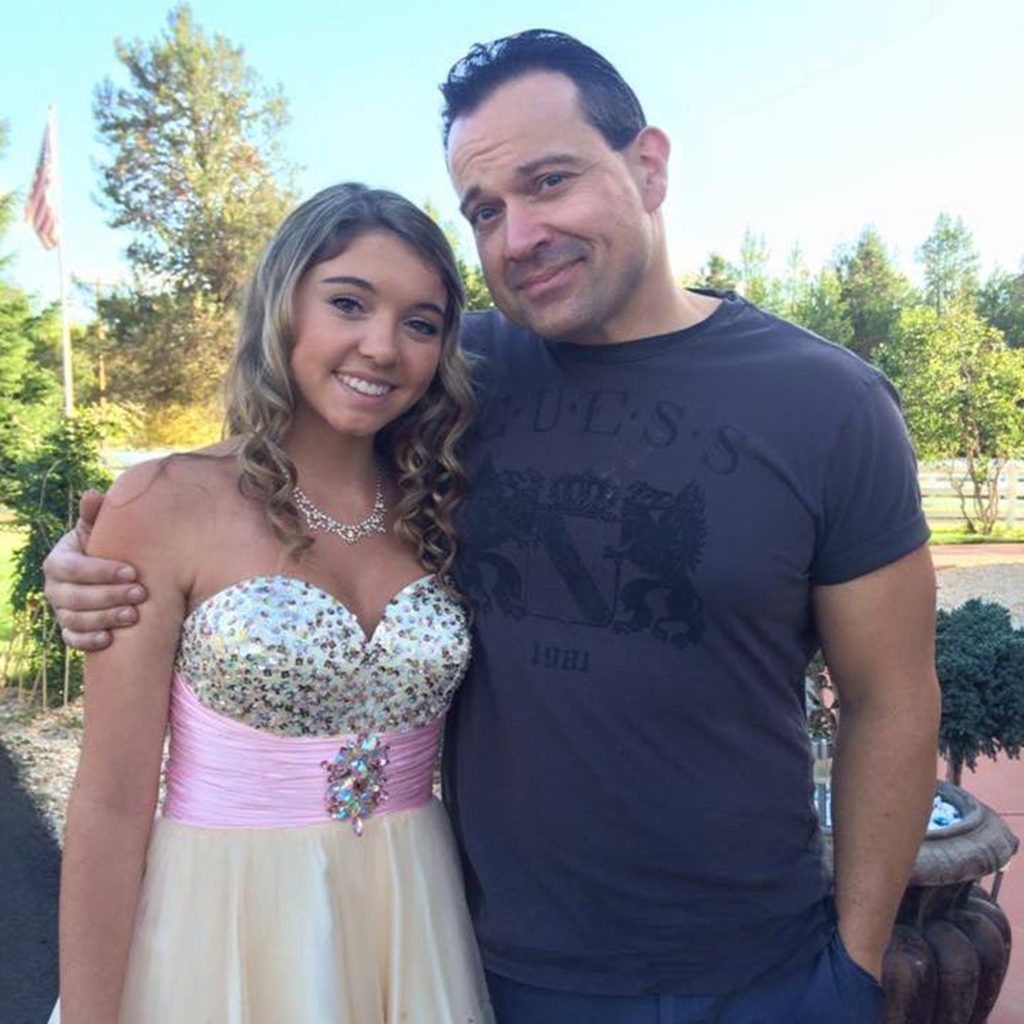 Kaylee and her father, Steve Goncalves.