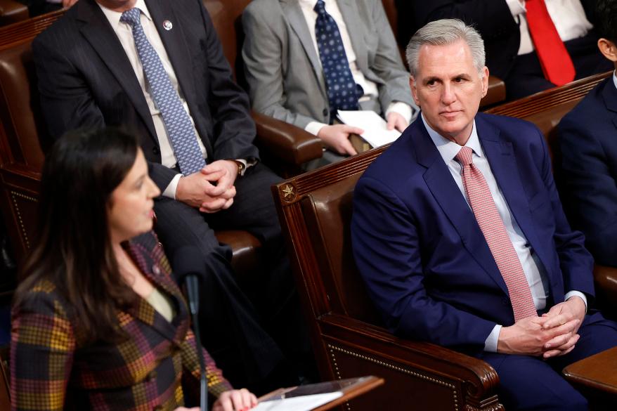 McCarthy could only afford to lose the votes of four House GOP members in order to win the election.