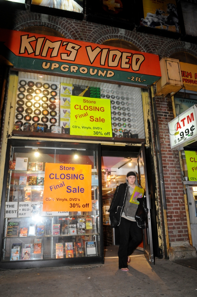 The East Village site where Kim's Video was until 2012 is now a Barcade. 