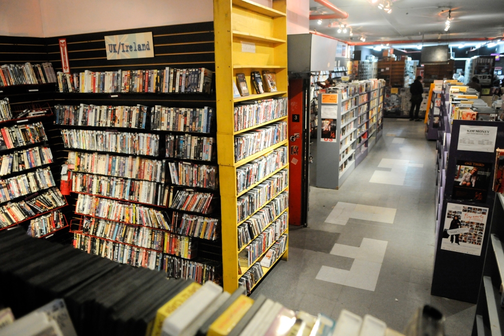 Kim's Video at 6 Saint Mark Place boast 55,000 titles for rent. 