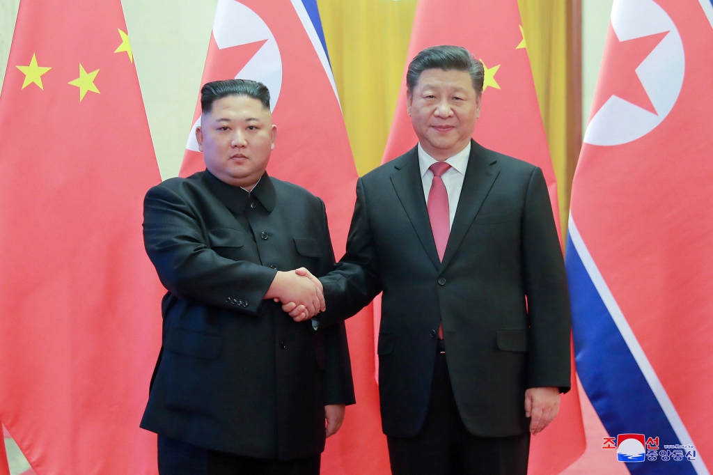 North Korean leader Kim Jong Un and China President Xi Jinping