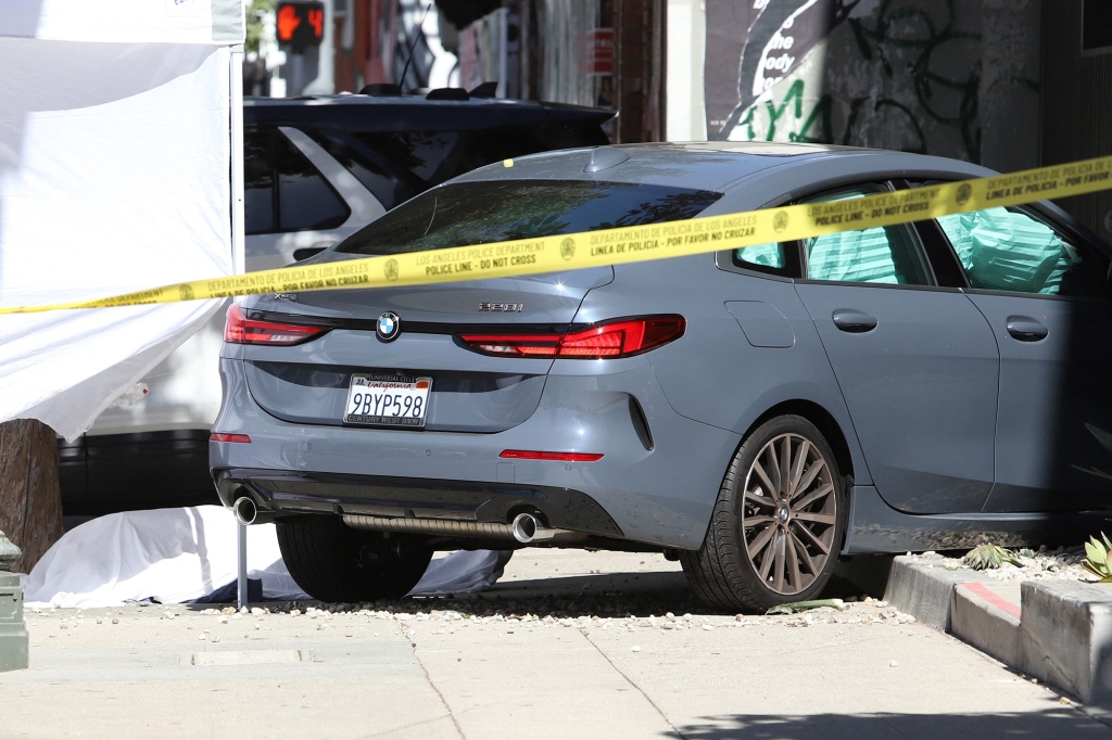 Jordan crashed the BMW he was driving into the side of a building in Hollywood. He was pronounced dead at the scene.