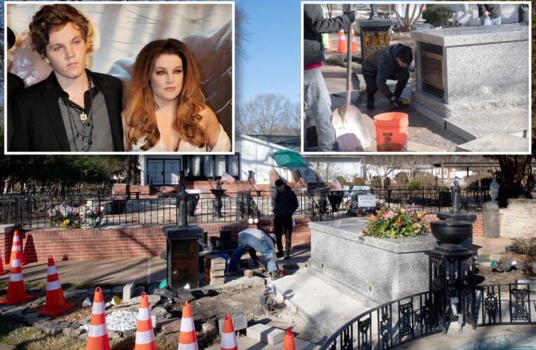 Lisa Marie Presley’s son’s grave moved to make room for her at Graceland