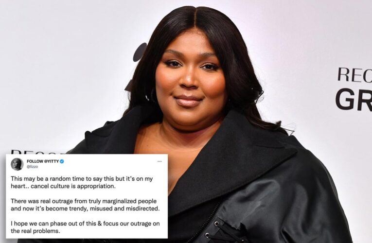 Lizzo says cancel culture is ‘appropriation’